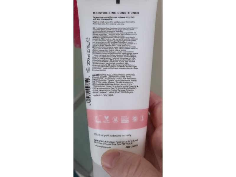 Green People Smooth Moisturising Conditioner, Neroli & Marshmallow, 6.7 fl oz/200 mL