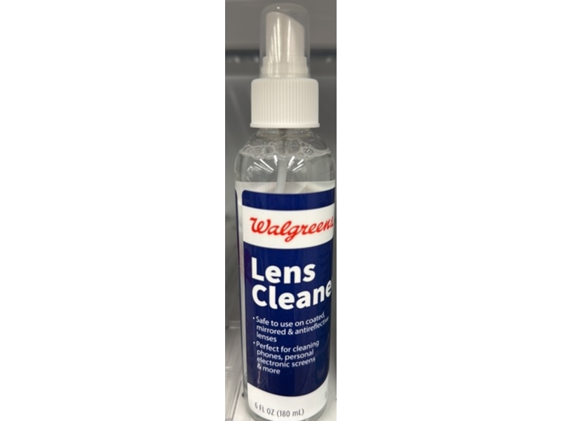 Walgreens Lens Cleaner, 6 fl oz/180 mL