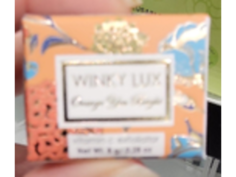 Winky Lux Mini You Bright Face Exfoliator, Orange, 0.28 oz/8 g