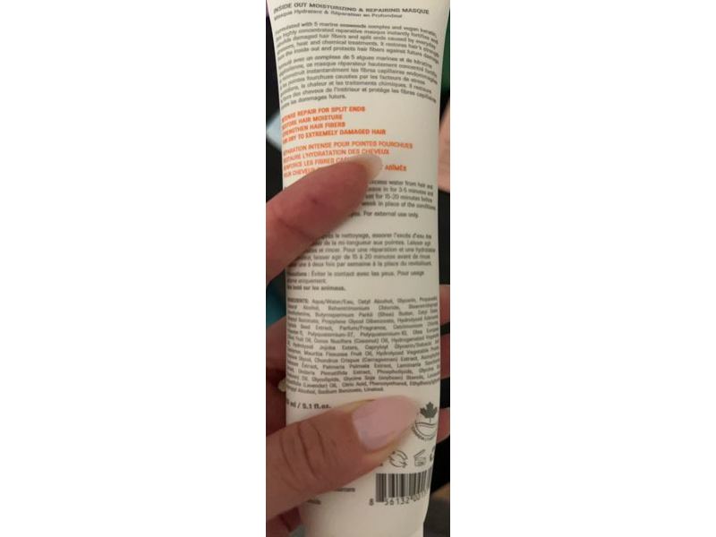 Voir A Walk In The Sun Inside Out Moisturizing & Repairing Masque, Repair, Restore, Strengthen, 5.1 fl oz/150 mL