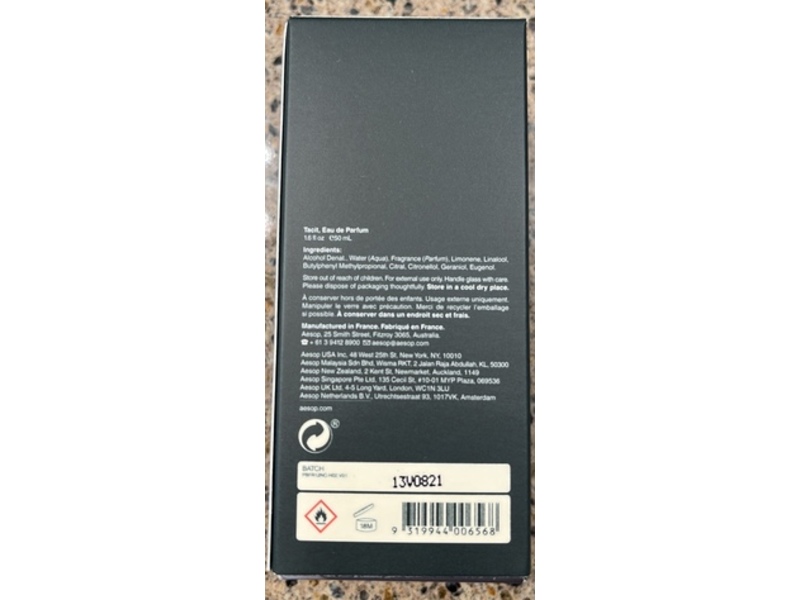 Aesop Tacit Eau de Parfum, 1.6 fl oz/50 mL