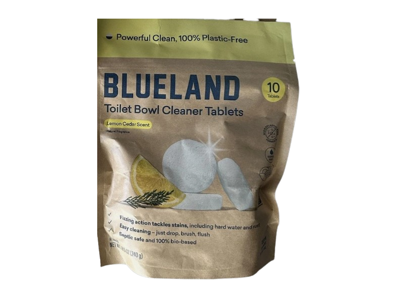 Blueland Toilet Bowl Cleaner Tablets, Lemon Cedar Scent, 8.5 oz/240 g, 10 Count
