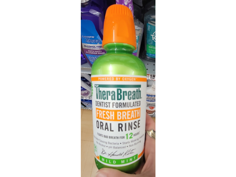 Therabreath Dentist Formulated Oral Rinse, Mild Mint