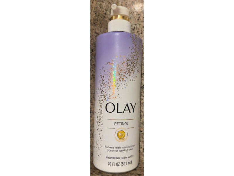 Olay Hydrating Body Wash, Retinol, 20 fl oz/591 mL