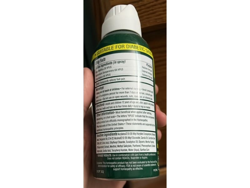 MagniLife DB Pain Relieving Foot Spray, 3 oz/85 g