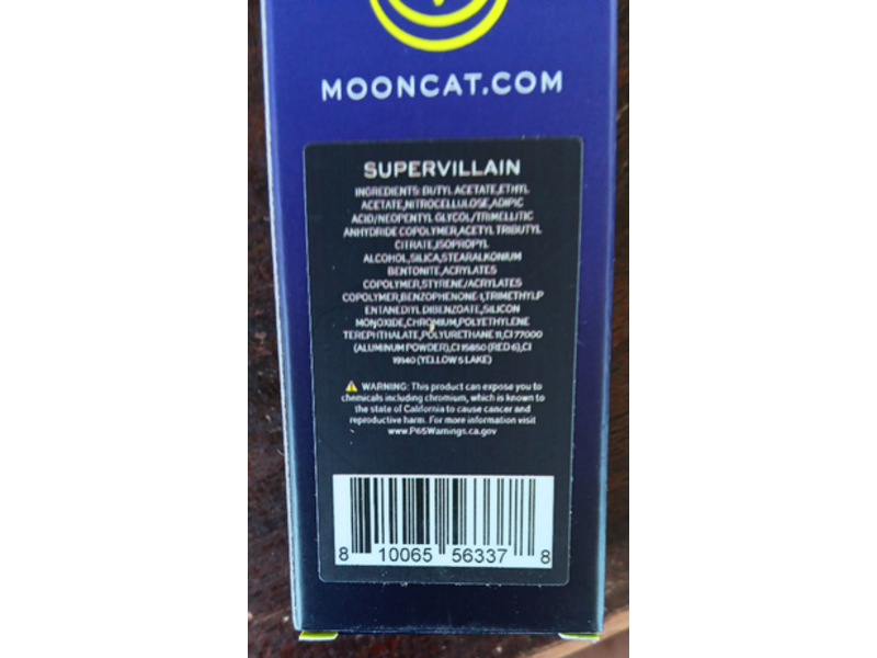 Mooncat Nail Lacquer, Supervillain, 0.4 fl oz/12 mL