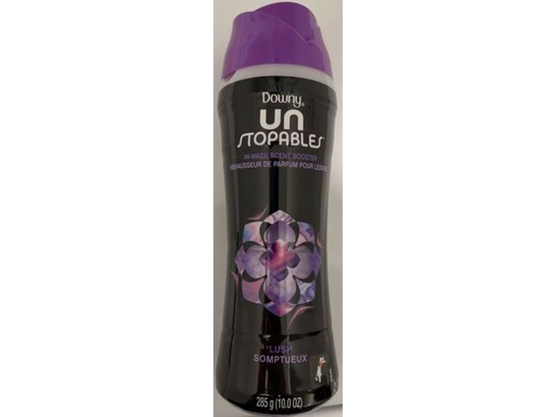 Downy Unstoppables In-Wash Scent Booster, Lush, 10.0 oz/285 g, Pack Of 4