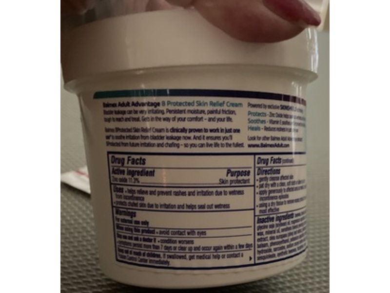 Balmex Adult Skin Relief Cream, 12 oz/340 g