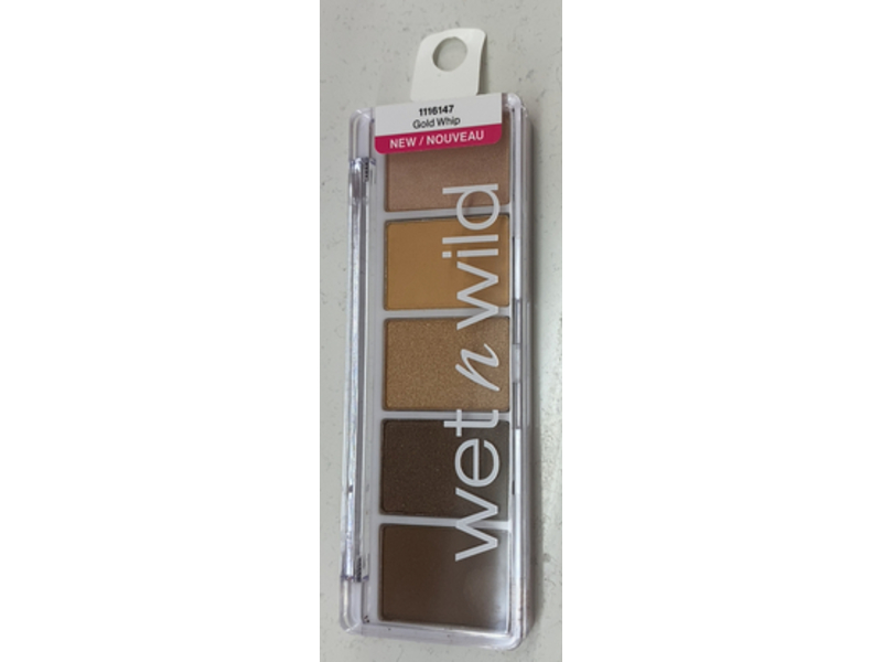Wet N Wild Color Icon 5 Pan Palette, Gold Whip, 0.21 oz/6 g