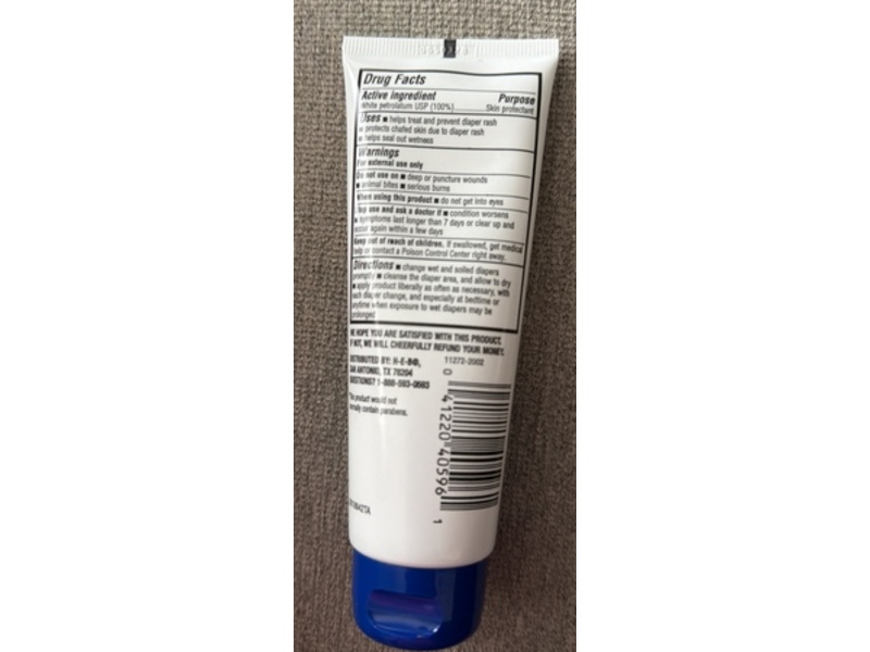 Hill Country Essentials Petroleum Jelly Skin Protectant, Unscented, 2.5 oz/71 g