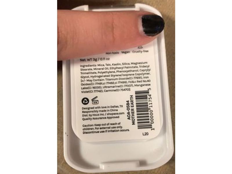 Aoa Studio Eyeshadow Trio, Mother Earth, 0.11 oz/3 g