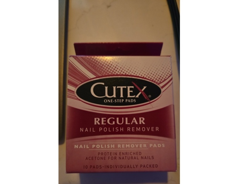 Cutex Regular Nail Polish Remover Pads, 10 Pads, Pack Of 3