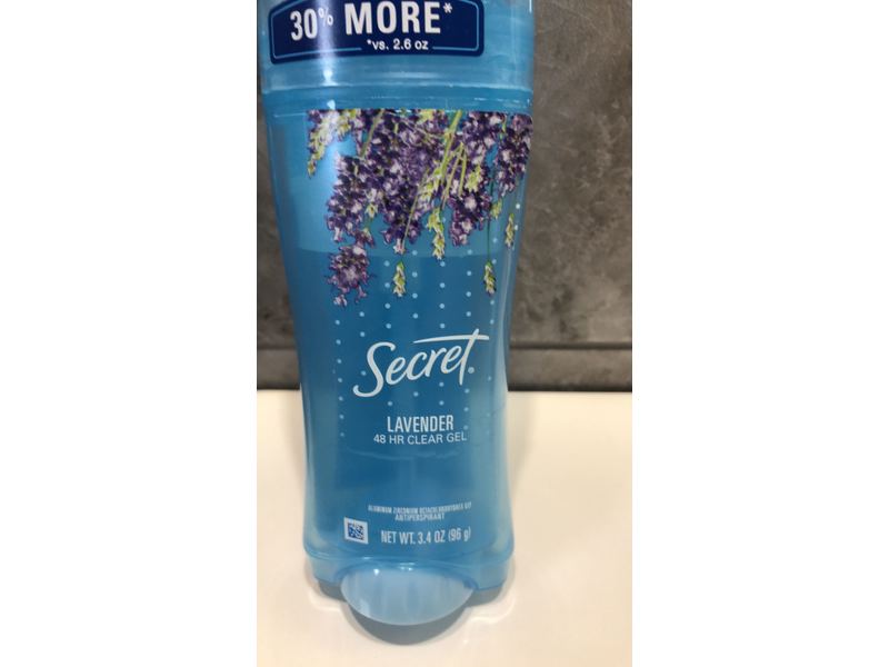Secret Lavender 48 Hour Clear Gel, 3.4 oz