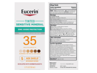 Eucerin Sensitive Mineral Face Sunscreen Lotion, SPF 35, 1.7 fl oz/50 mL - thumbnail 2