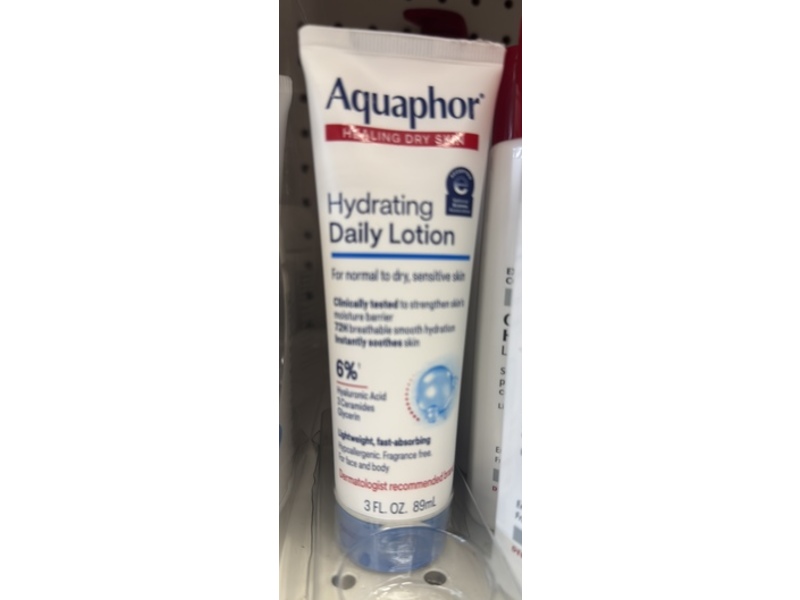 Aquaphor Hydrating Daily Lotion, 3 fl oz/ 89 mL