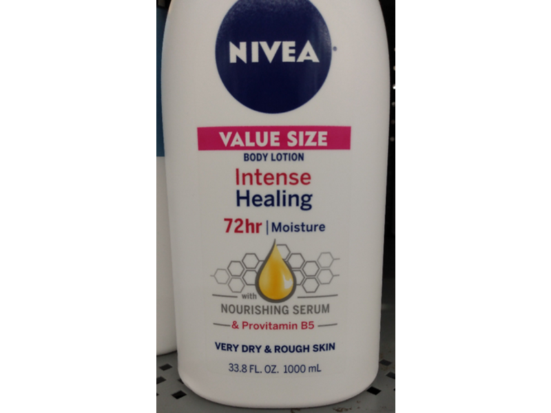 Nivea Intense Healing Body Lotion, Value Size, 33.8 fl oz/1000 mL