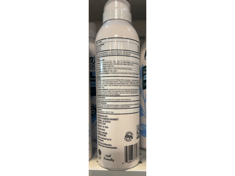 Real Root By Sprouts Kids Clear Sunscreen Spray, SPF 50, 6 oz/170 g