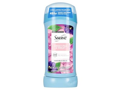 Suave Antiperspirant Deodorant, Sweet Pea & Violet, 2.6 fl oz/74 g