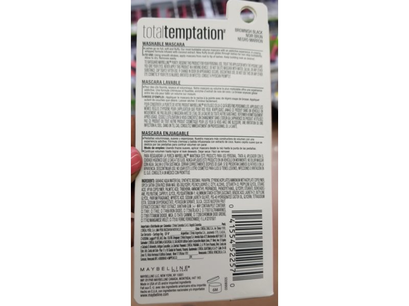 Maybelline New York Total Temptation Mascara, 603 Brownish Black, 0.27 fl oz