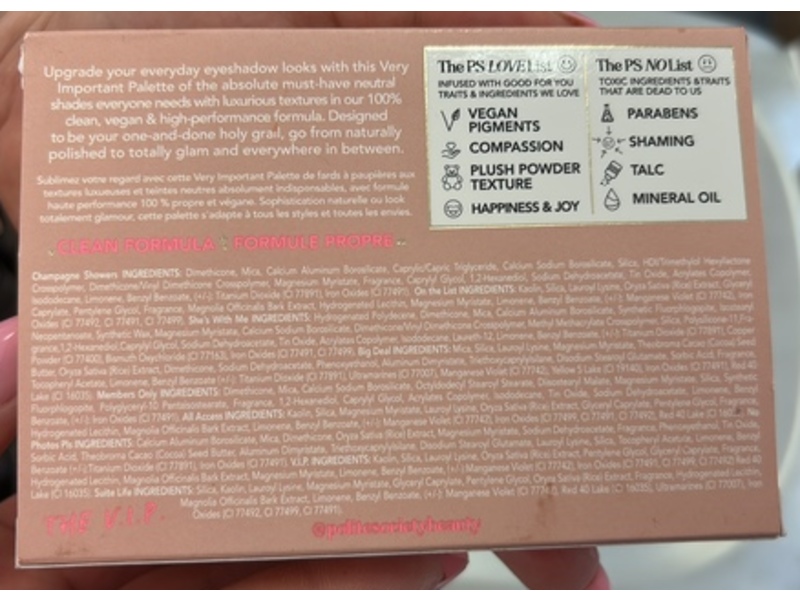 Polite Society The V.I.P Polite Principles Eyeshadow Palette, 0.36 oz/9.9 g