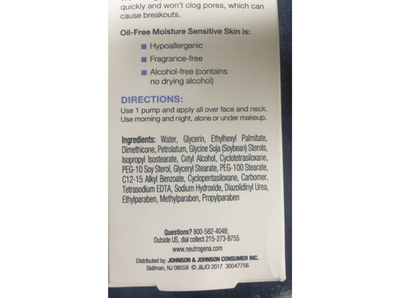 Neutrogena Ultra-Gentle Facial Moisturizer, 4 fl oz/118 mL
