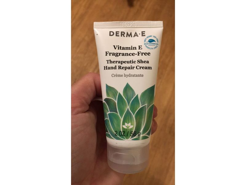 Derma E Vitamin E Fragrance-free Therapeutic Moisture Shea Hand Cream, 2 oz