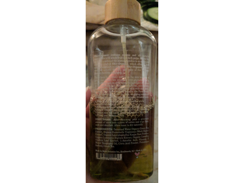 Shira Shir Organic Pure Green Tea Toner, 6.8 fl oz / 200 ml