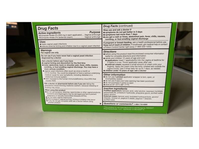 CVS Health Miconazole 3 Vaginal Cream, 0.18 oz (5 g)