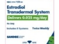 Estradiol Transdermal System 0.025%, Sandoz (Rx) - Image 2