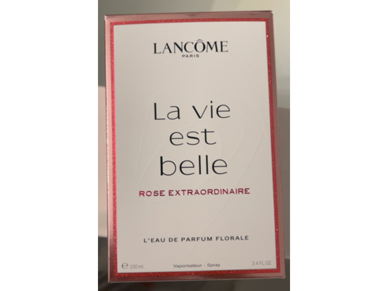 Lancome La Vie Est Belle L'Eau De Parfum Florale, Rose Extraordinaire, 3.4 fl oz/100 mL