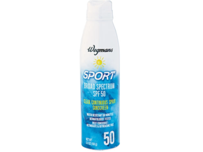 Wegmans Sport Sunscreen, SPF 50, 5.5 oz/156 g