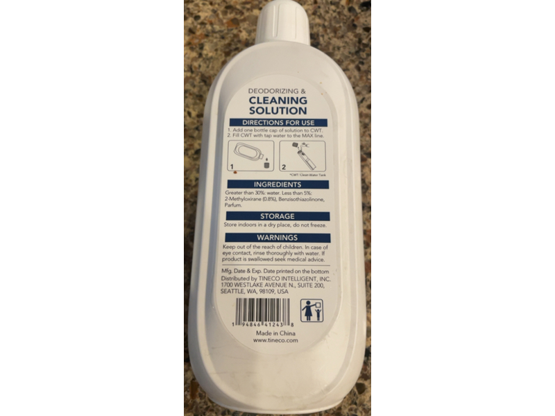 Tineco floor cleaner cleaning solution ingredients