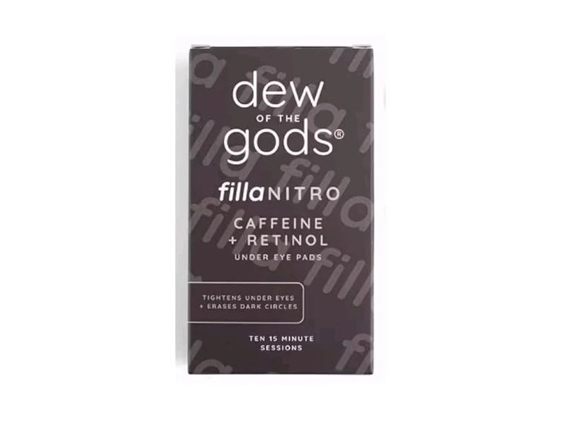 Dew Of The Gods Filla Nitro Under Eye Pads, Caffeine + Retinol, 10 Count