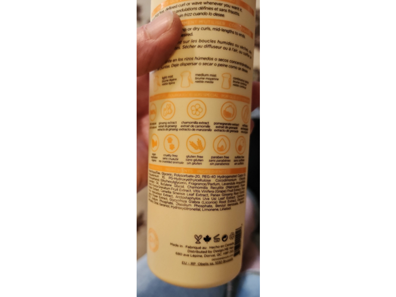 Design Me Bounce Me Curl Enhancer Infinite Mist, 8.5 oz/250 mL