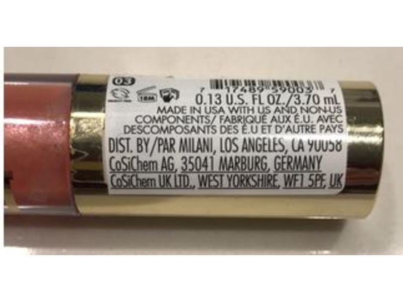 Milani Keep It Full Nourishing Lip Plumper, 03 Prismatic Peach, 0.13 fl oz/3.70 mL