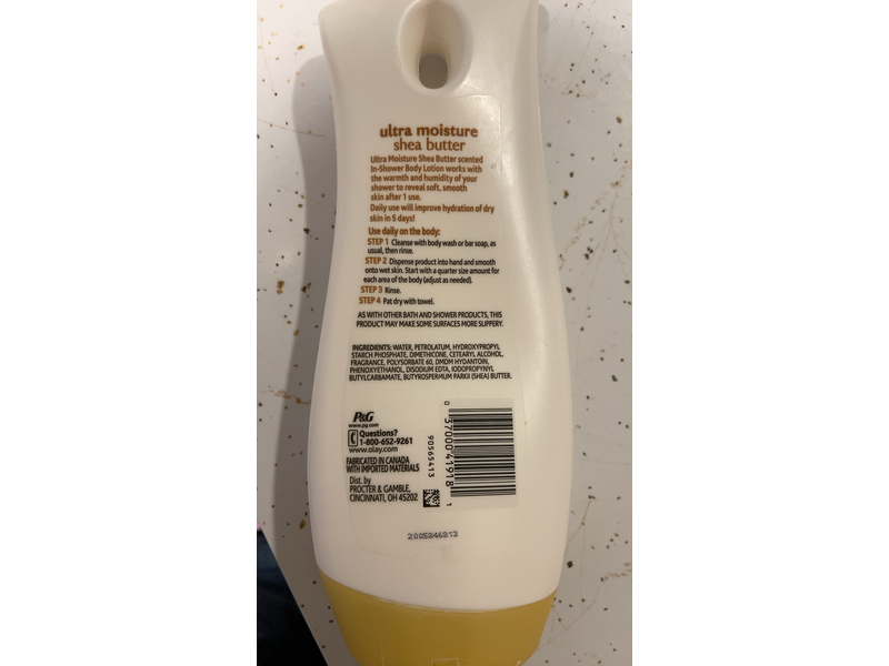 Olay Ultra Moisture In-Shower Lotion With Shea Butter 15.2 Ounce (449ml) (6 Pack)