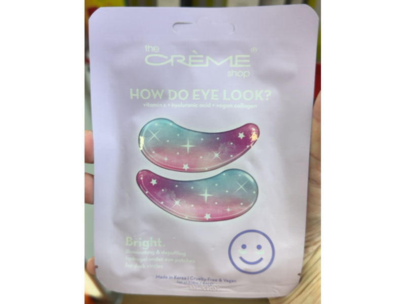 The Crème Shop How Do Eye Look? Under Eye Patches, 0.14 oz/4 mL
