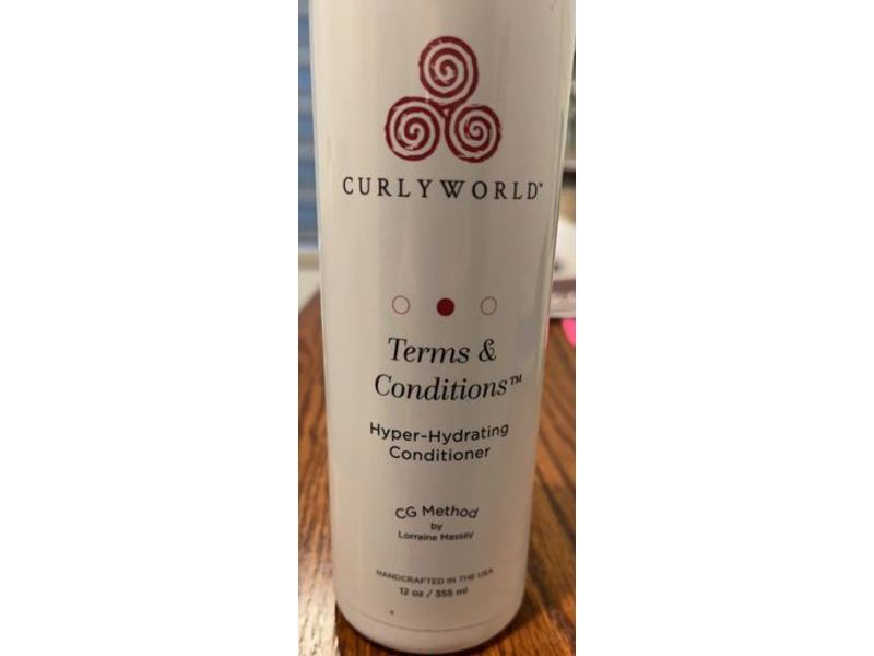 Curlyworld Hyper-Hydrating Conditioner, 12 oz/ 355 mL