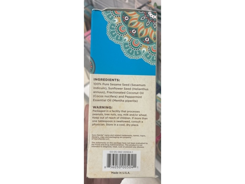 GuruNanda Pulling Oil, 8.45 fl oz/250 mL