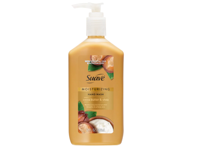 Suave Moisturizing Hand Wash, Cocoa Butter & Shea, 12 fl oz/355 mL