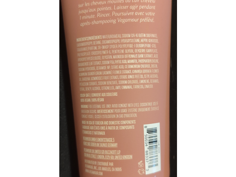 Vegamour Hydr-8 Hydrate & Repair Shampoo, 8 fl oz/236 mL
