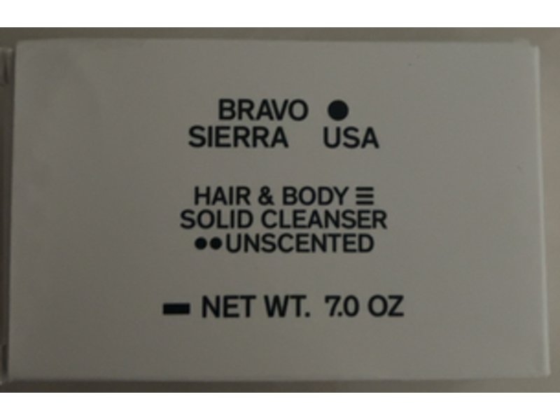 Bravo Sierra Hair & Body Solid Cleanser,7 oz