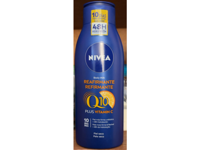 Nivea Reafirmante Body Milk, Q10 + Vitamin C, 400 mL