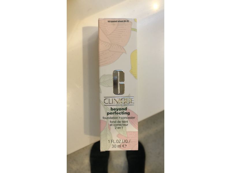 Clinique Beyond Perfecting Foundation + Concealer, WN 76 Toasted Wheat, 1 fl oz/30 mL