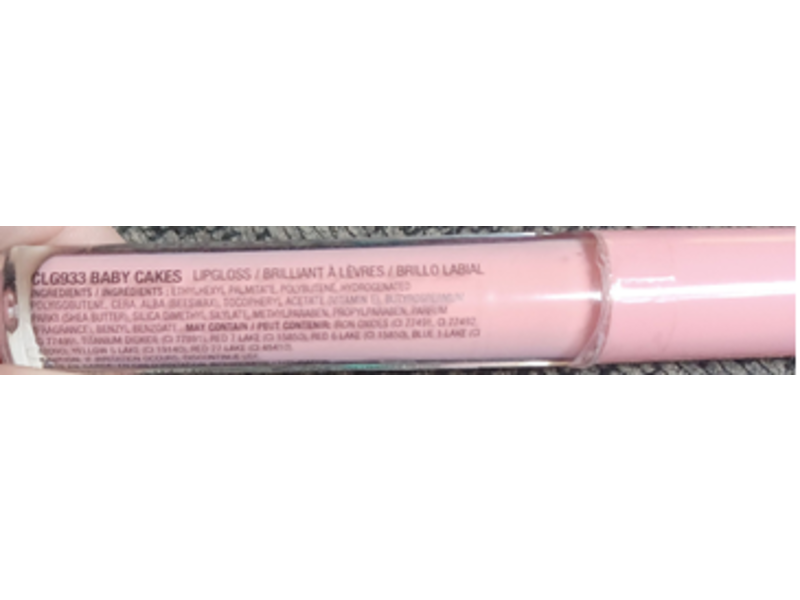 L.A. COLORS High Shine Lip Gloss, Shea Butter, Baby Cakes, 0.14 fl oz