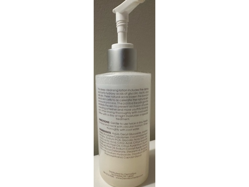 DermaSpa Age De-Fy Exfoaliating & Resurfacing Cleanser, 6 fl oz/177 mL