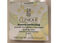 Clinique Beyond Perfecting Powder Foundation + Concealer, 15 Beige, 0.51 oz/14.5 g - Image 3