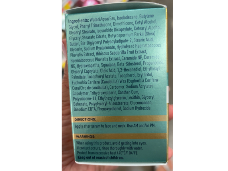 Roc Hydration+ Moisturizer, Hyaluronic Acid & Collagen Proteins, 1.7 oz/48 g