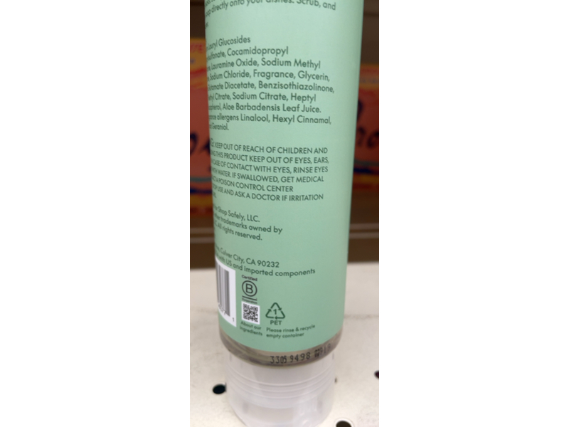 Safely Squeeze Dish Soap, Rise Orange Flower & Jasmine, 10 fl oz/295 mL