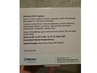 Estradiol Transdermal System 0.075%, 8 Count, Mylan (Rx) - Image 4